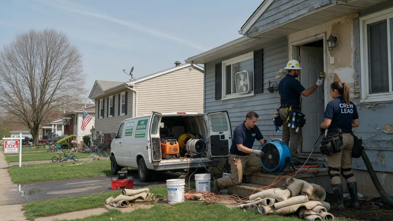 Flood Cleanup in Merrittstown, PA near me