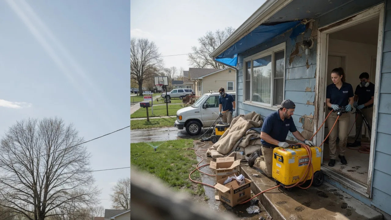 Basement Flood Cleanup in Merrittstown, PA near me